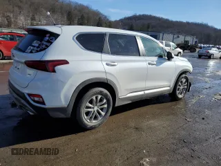 2020 Hyundai Santa Fe SE with VIN 5NMS2CAD6LH293025, listed as a Copart auction lot 72199192 with 24,059 mi miles. Bid and sale history available at carsss.com. Image 3.