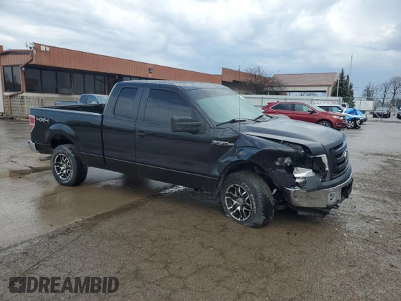 2011 Ford F-150 XL with VIN 1FTEX1EM7BFA25349, listed as a Copart auction lot 50865165 with 140,824 mi miles and Salvage title. Bid and sale history available at DreamBid. Image 4.
