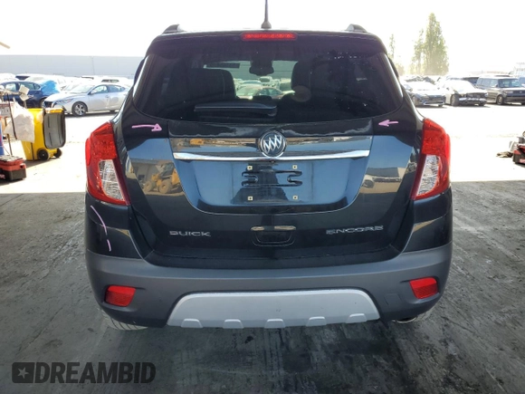 2013 Buick Encore Leather with VIN KL4CJCSB7DB103415, listed as a Copart auction lot 53165485 with 24,019 mi miles and Salvage Title. Bid and sale history available at carsss.com. Image 6.