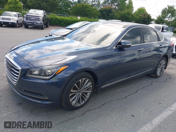 2015 Hyundai Genesis 3.8L z VIN KMHGN4JE5FU102618, wystawiony jako IAAI lot #42215274 z przebiegiem 138 516 mil mil oraz . Historia ofert i sprzedaży dostępna na DreamBid. Obrazek 2.