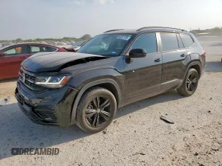 2023 Volkswagen Atlas SEL R-Line Black with VIN 1V2SR2CA4PC538657, listed as a Copart auction lot 60351125 with Not provided miles and Salvage title. Bid and sale history available at DreamBid. Image 1.