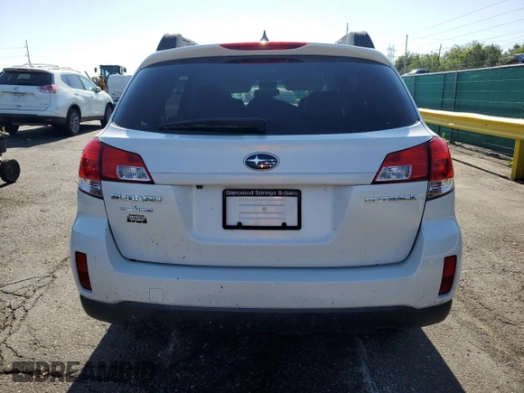 2011 Subaru Outback Limited Power Moon with VIN 4S4BRCKC1B3385220, listed as a Copart auction lot 62753535 with Not provided miles and Non repairable. Bid and sale history available at DreamBid. Image 6.