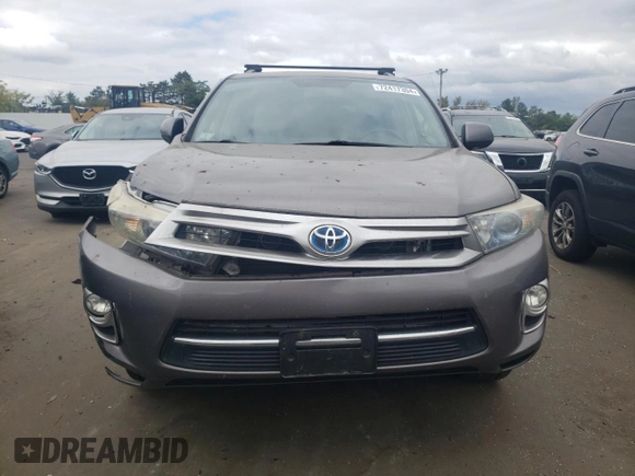 2013 Toyota Highlander Hybrid Limited with VIN JTEDC3EHXD2016172, listed as a Copart auction lot 72417304 with 173,753 mi miles and Salvage Title. Bid and sale history available at carsss.com. Image 5.