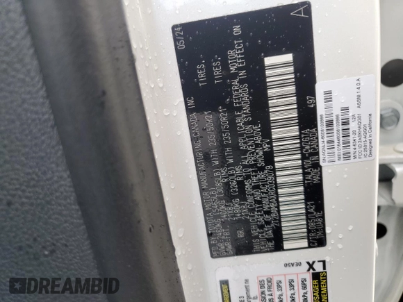 2024 Lexus RX 350 z VIN 2T2BAMBAXRC039079, wystawiony jako Copart lot #52782675 z przebiegiem 11 150 mil mil oraz Szkoda całkowita • Salvage title. Historia ofert i sprzedaży dostępna na DreamBid. Obrazek 14.