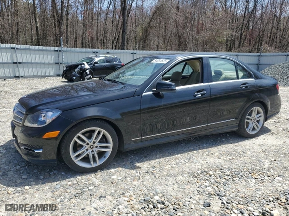 2012 Mercedes-Benz C-Class C 300 Sport with VIN WDDGF8BBXCR197159, listed as a Copart auction lot 54054625 with 90,875 mi miles and Salvage Title. Bid and sale history available at carsss.com. Image 1.