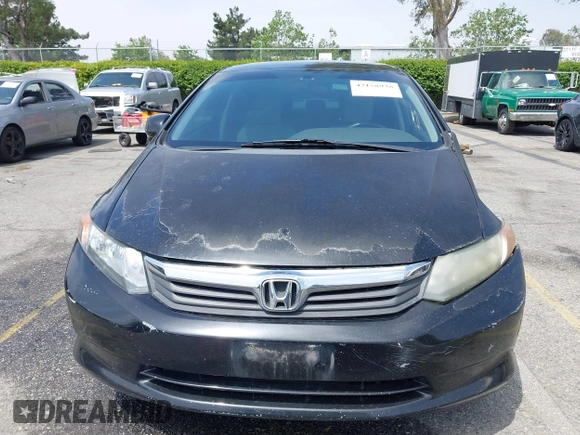2012 Honda Civic LX with VIN 19XFB2F5XCE374193, listed as a IAAI auction lot 42158938 with 157,183 mi miles and . Bid and sale history available at DreamBid. Image 12.