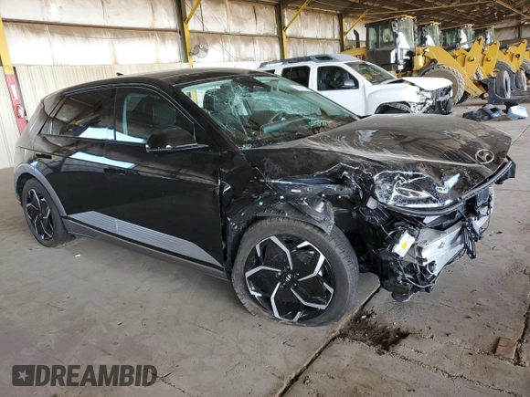 2023 Hyundai Ioniq 5 Limited with VIN KM8KR4AE9PU231123, listed as a Copart auction lot 71891134 with 12,412 mi miles and Salvage title. Bid and sale history available at DreamBid. Image 4.