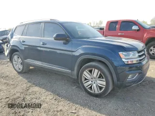 2019 Volkswagen Atlas SEL with VIN 1V2MR2CA5KC557039, listed as a Copart auction lot 49177845 with 73,410 mi miles and Salvage title. Bid and sale history available at DreamBid. Image 4.