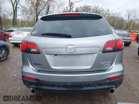 2014 Mazda CX-9 Touring with VIN JM3TB3CA8E0437272, listed as a IAAI auction lot 40833160 with 153,267 mi miles. Bid and sale history available at carsss.com. Image 16.