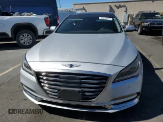 2018 Genesis G80 3.8L with VIN KMHGN4JE1JU239080, listed as a Copart auction lot 71615514 with 87,883 mi miles and Salvage Title. Bid and sale history available at carsss.com. Image 5.