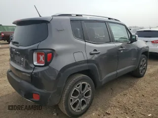 2017 Jeep Renegade Limited z VIN ZACCJBDB0HPF80051, wystawiony jako Copart lot #59008765 z przebiegiem 32 376 mil mil oraz Szkoda całkowita • Salvage title. Historia ofert i sprzedaży dostępna na DreamBid. Obrazek 3.