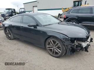 2016 Audi S7 with VIN WAUW2AFC3GN114032, listed as a Copart auction lot 72793934 with 53,062 mi miles and Salvage Title. Bid and sale history available at carsss.com. Image 4.