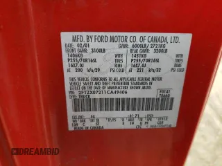 2001 Ford F-150 XL with VIN 2FTZX07211CA49406, listed as a Copart auction lot 60475125 with Not provided miles and Clean title. Bid and sale history available at DreamBid. Image 12.