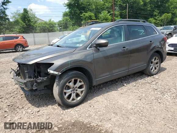 2015 Mazda CX-9 Touring with VIN JM3TB3CV3F0455294, listed as a Copart auction lot 62056495 with Not provided miles and Salvage title. Bid and sale history available at DreamBid. Image 1.