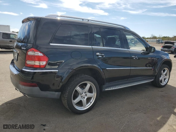 2009 Mercedes-Benz GL-Class 5.5L with VIN 4JGBF86E09A529427, listed as a Copart auction lot 48977625 with 71,248 mi miles and Salvage Title. Bid and sale history available at carsss.com. Image 3.