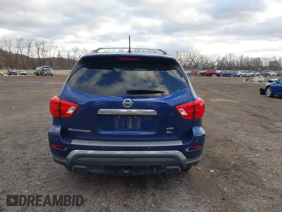 2017 Nissan Pathfinder SV with VIN 5N1DR2MM7HC676788, listed as a IAAI auction lot 41021944 with 80,009 mi miles. Bid and sale history available at carsss.com. Image 17.