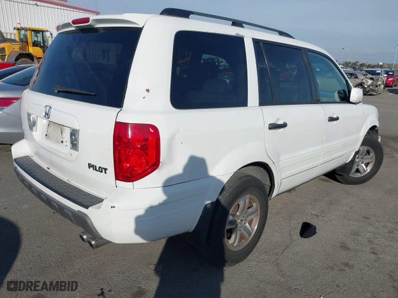 2003 Honda Pilot EX with VIN 2HKYF186X3H589128, listed as a IAAI auction lot 41546551 with 144,365 mi miles. Bid and sale history available at carsss.com. Image 4.