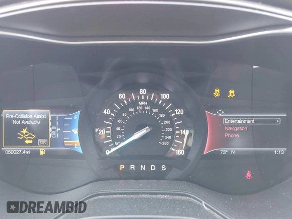 2020 Ford Fusion SE with VIN 3FA6P0T92LR249765, listed as a IAAI auction lot 41789244 with 50,027 mi miles and . Bid and sale history available at DreamBid. Image 7.
