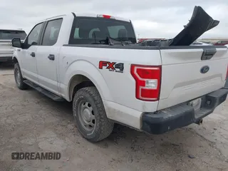 2018 Ford F-150 XL with VIN 1FTEW1E53JKE40749, listed as a IAAI auction lot 41993263 with 123,297 mi miles. Bid and sale history available at carsss.com. Image 3.