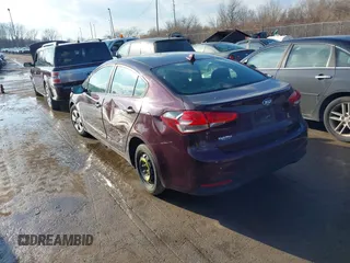 2018 Kia Forte LX with VIN 3KPFK4A72JE206565, listed as a IAAI auction lot 41639846 with 98,429 mi miles. Bid and sale history available at carsss.com. Image 3.