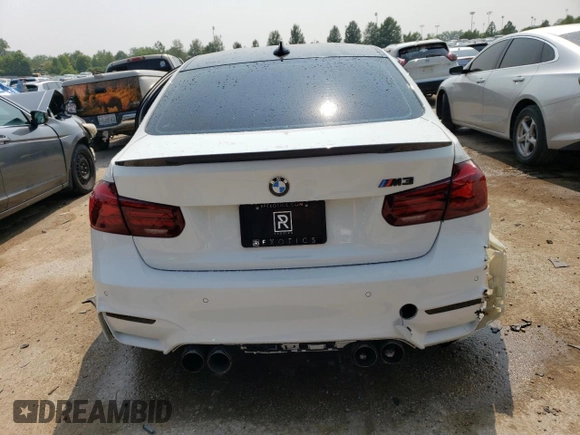2018 BMW M3 z VIN WBS8M9C57J5J79220, wystawiony jako Copart lot #56683123 z przebiegiem 37 456 mil mil oraz . Historia ofert i sprzedaży dostępna na DreamBid. Obrazek 6.