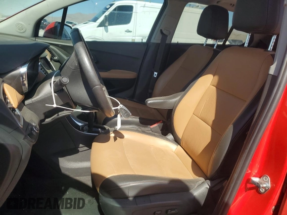 2018 Chevrolet Trax Premier with VIN 3GNCJRSB1JL228761, listed as a Copart auction lot 59775554 with 97,936 mi miles and Salvage Title. Bid and sale history available at carsss.com. Image 7.
