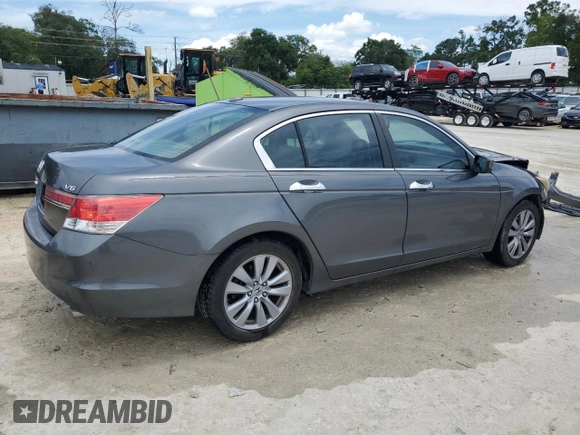 2011 Honda Accord EX-L with VIN 1HGCP3F86BA014054, listed as a Copart auction lot 64077675 with 79,662 mi miles and Salvage title. Bid and sale history available at DreamBid. Image 3.