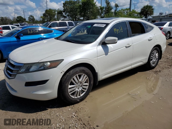 2012 Honda Crosstour EX-L with VIN 5J6TF3H53CL004005, listed as a Copart auction lot 73849554 with 0 mi miles and Salvage Title. Bid and sale history available at carsss.com. Image 1.