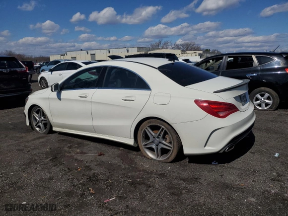 2014 Mercedes-Benz CLA-Class CLA 250 with VIN WDDSJ4EB2EN063320, listed as a Copart auction lot 50121855 with 97,436 mi miles and Salvage Title. Bid and sale history available at carsss.com. Image 2.