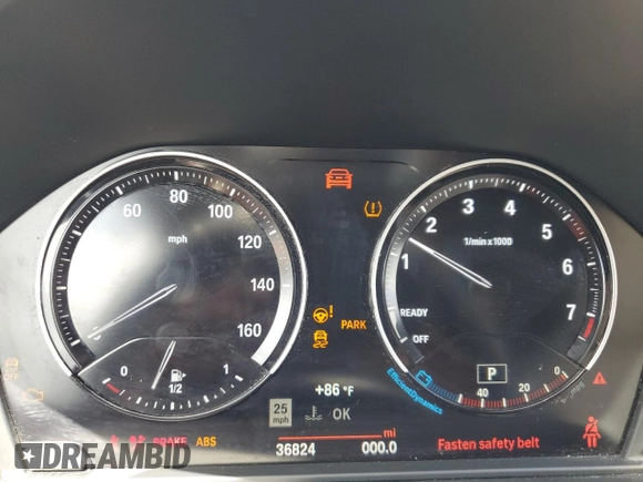 2021 BMW X1 xDrive28i z VIN WBXJG9C08M5T59270, wystawiony jako Copart lot #53894475 z przebiegiem 36 824 mil mil oraz Nie do naprawy • Non repairable. Historia ofert i sprzedaży dostępna na DreamBid. Obrazek 9.