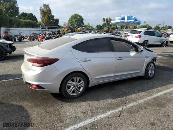 2020 Hyundai Elantra Value Edition with VIN 5NPD84LF5LH525824, listed as a Copart auction lot 71494134 with 82,224 mi miles and Clean Title. Bid and sale history available at carsss.com. Image 3.