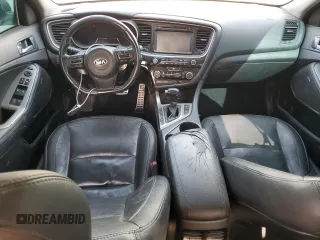 2014 Kia Optima SXL Turbo with VIN 5XXGR4A6XEG322276, listed as a Copart auction lot 52134355 with 124,194 mi miles and Clean Title. Bid and sale history available at carsss.com. Image 8.