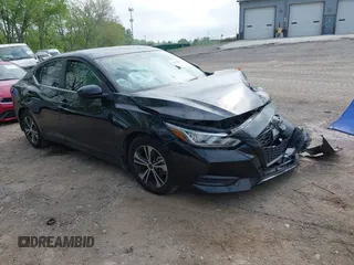 2022 Nissan Sentra SV z VIN 3N1AB8CV3NY208166, wystawiony jako IAAI lot #42192212 z przebiegiem 49 504 mil mil oraz . Historia ofert i sprzedaży dostępna na DreamBid. Obrazek 1.