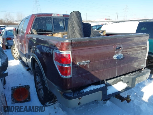 2010 Ford F-150 XL with VIN 1FTFW1EV5AKE14061, listed as a IAAI auction lot 41247035 with 145,171 mi miles. Bid and sale history available at carsss.com. Image 3.
