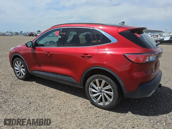 2021 Ford Escape Titanium with VIN 1FMCU9J94MUA31359, listed as a Copart auction lot 55424035 with 71,346 mi miles and Clean title. Bid and sale history available at DreamBid. Image 2.