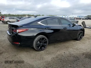 2024 Lexus ES 300h with VIN 58ABA1C15RU043954, listed as a Copart auction lot 44977915 with 9,880 mi miles and Salvage title. Bid and sale history available at DreamBid. Image 3.