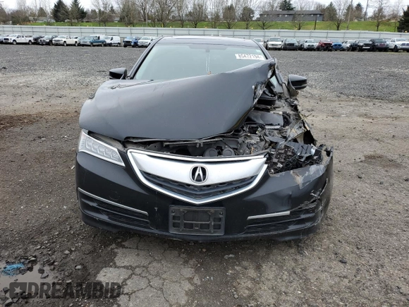 2017 Acura TLX with VIN 19UUB1F34HA007169, listed as a Copart auction lot 85472194 with 0 mi miles and Salvage Title. Bid and sale history available at carsss.com. Image 5.