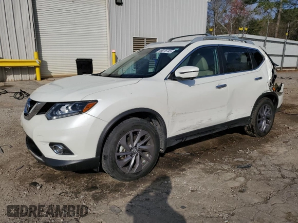 2016 Nissan Rogue SL with VIN 5N1AT2MT1GC880268, listed as a Copart auction lot 49076745 with 54,053 mi miles and Salvage Title. Bid and sale history available at carsss.com. Image 1.