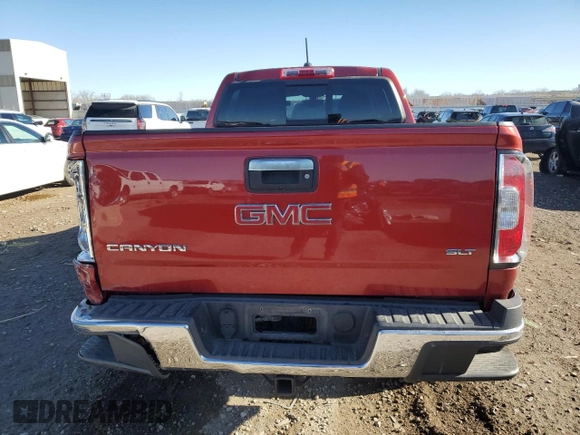 2016 GMC Canyon 2WD SLT with VIN 1GTG5DE38G1143275, listed as a Copart auction lot 84884364 with 131,332 mi miles and Salvage Title. Bid and sale history available at carsss.com. Image 6.