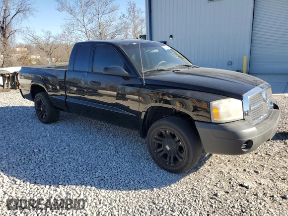 2005 Dodge Dakota ST with VIN 1D7HE22K25S161076, listed as a Copart auction lot 83784824 with 142,890 mi miles and Clean Title. Bid and sale history available at DreamBid. Image 4.