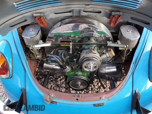 1969 Volkswagen Beetle with VIN 119871528, listed as a Copart auction lot 47046105 with 43,727 mi miles and Clean Title. Bid and sale history available at DreamBid. Image 11.