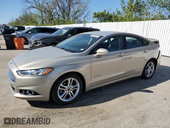 2016 Ford Fusion Titanium Hybrid with VIN 3FA6P0RU0GR153294, listed as a Copart auction lot 52723515 with 117,570 mi miles and Salvage title. Bid and sale history available at DreamBid. Image 1.