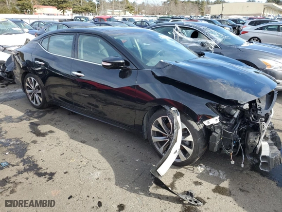 2023 Nissan Maxima Platinum with VIN 1N4AA6FV2PC505995, listed as a Copart auction lot 45787585 with 12,524 mi miles and Salvage Title. Bid and sale history available at carsss.com. Image 4.