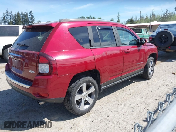 2016 Jeep Compass Latitude with VIN 1C4NJDEB3GD755831, listed as a IAAI auction lot 42222434 with 115,593 mi miles and . Bid and sale history available at DreamBid. Image 13.