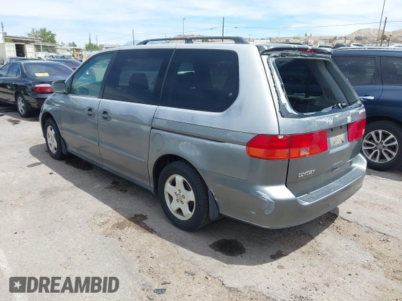 2000 Honda Odyssey EX with VIN 2HKRL1864YH605537, listed as a IAAI auction lot 41972983 with 203,500 mi miles and . Bid and sale history available at DreamBid. Image 3.