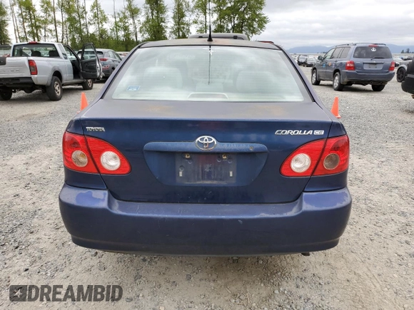 2007 Toyota Corolla CE with VIN 1NXBR32E37Z869621, listed as a Copart auction lot 54959675 with 242,243 mi miles and Clean Title. Bid and sale history available at carsss.com. Image 6.