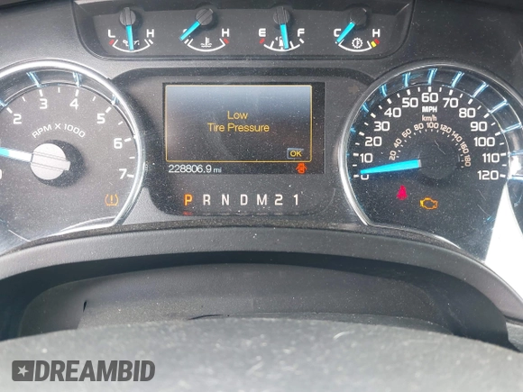 2013 Ford F-150 XL with VIN 1FTFW1EF9DFC72609, listed as a IAAI auction lot 42150526 with 229,000 mi miles. Bid and sale history available at carsss.com. Image 7.