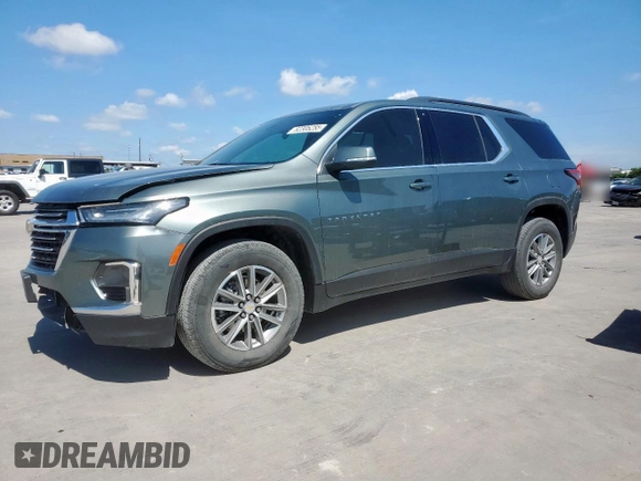 2023 Chevrolet Traverse LT Cloth with VIN 1GNERGKW6PJ235939, listed as a Copart auction lot 62305255 with 26,396 mi miles and Clean title. Bid and sale history available at DreamBid. Image 1.