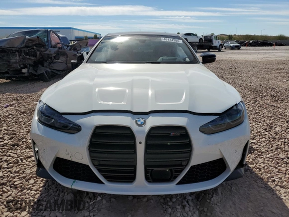 2023 BMW M4 Competition xDrive with VIN WBS43AZ05PCL79290, listed as a Copart auction lot 46134205 with 11,966 mi miles and Salvage Title. Bid and sale history available at carsss.com. Image 5.