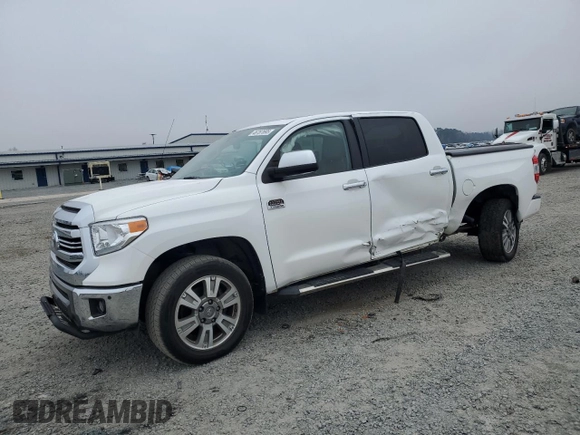 2017 Toyota Tundra Platinum with VIN 5TFAW5F14HX625312, listed as a Copart auction lot 46787695 with 261,194 mi miles and Salvage title. Bid and sale history available at DreamBid. Image 1.